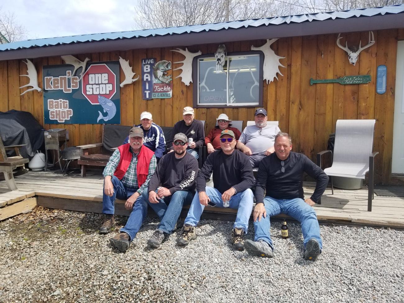 Out front at the camp — Dog Lake, Missanabie